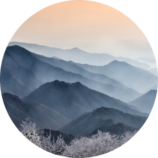 Sobaeksan Mountain in Danyang, Chungcheongbuk-do