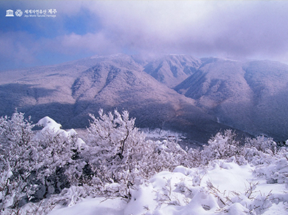 한라산 설경